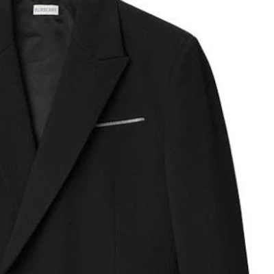 버버리 울 블렌드 테일러드 브이넥 재킷 블랙. 80764961 Sizing 버버리 울 블렌드 테일러드 브이넥 재킷 블랙. 80764961