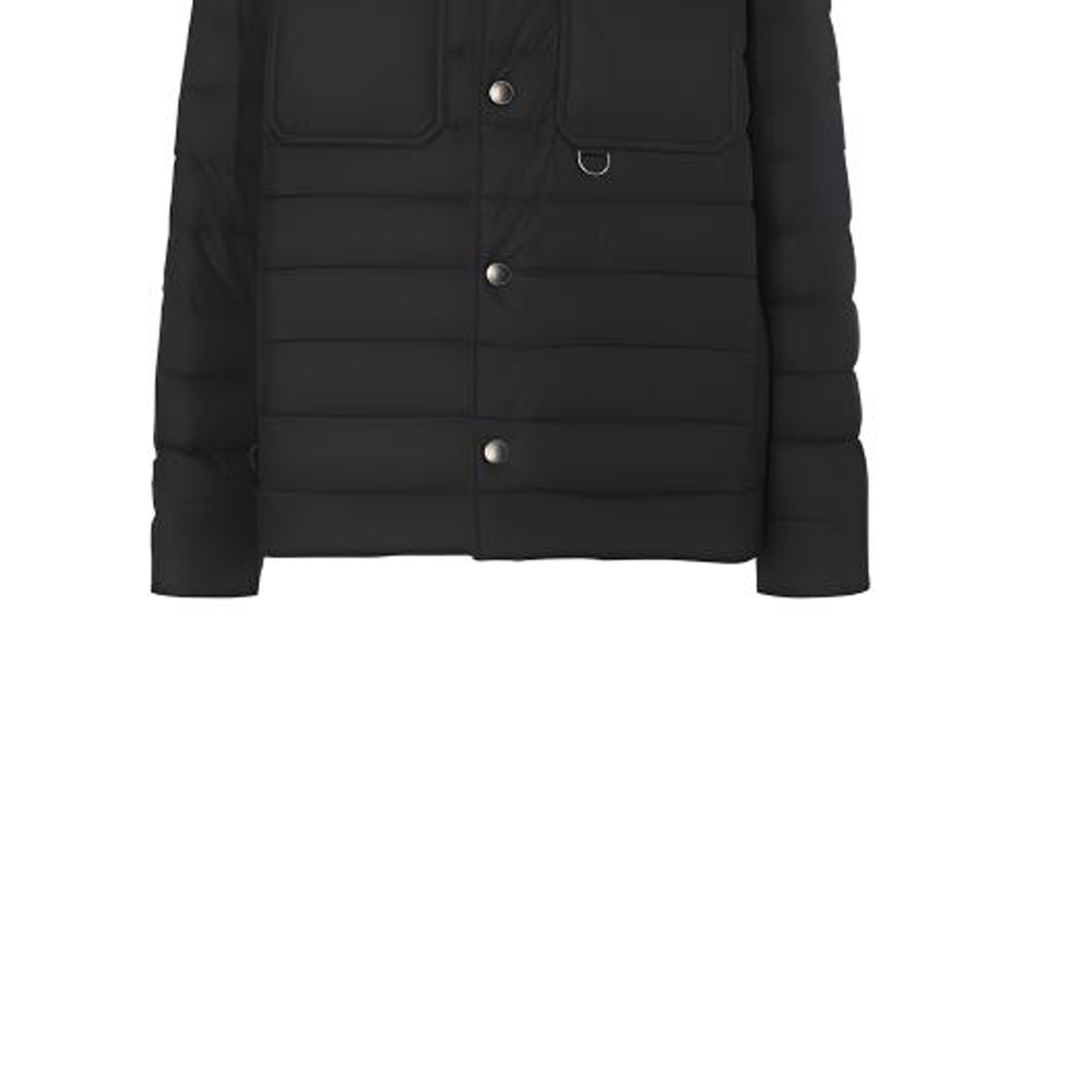 Burberry  Wool Collar Down Jacket with Cotton Trim - Black 80469741 圖 6