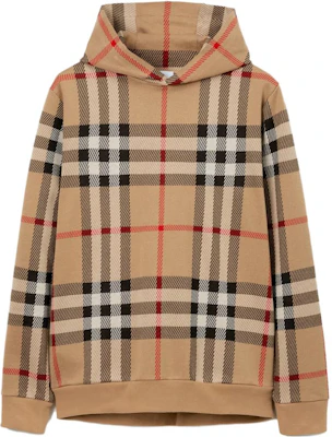 博柏利黄色格纹宽松版长袖连帽棉质卫衣. 80726621 Buy 博柏利黄色格纹宽松版长袖连帽棉质卫衣. 80726621