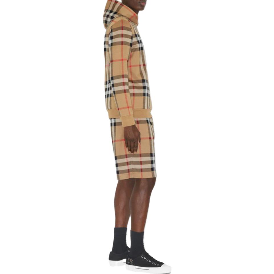 Purchase 博柏利黄色格纹宽松版长袖连帽棉质卫衣. 80726621