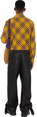 Burberry Yellow Check Single-Breasted Long-Sleeve Shirt. 80791631 Purchase Burberry Yellow Check Single-Breasted Long-Sleeve Shirt. 80791631