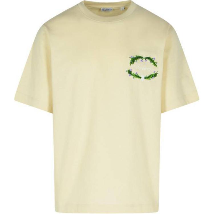 Burberry  Yellow Graphic Print Short Sleeve Crewneck T-Shirt 80978441 圖 2