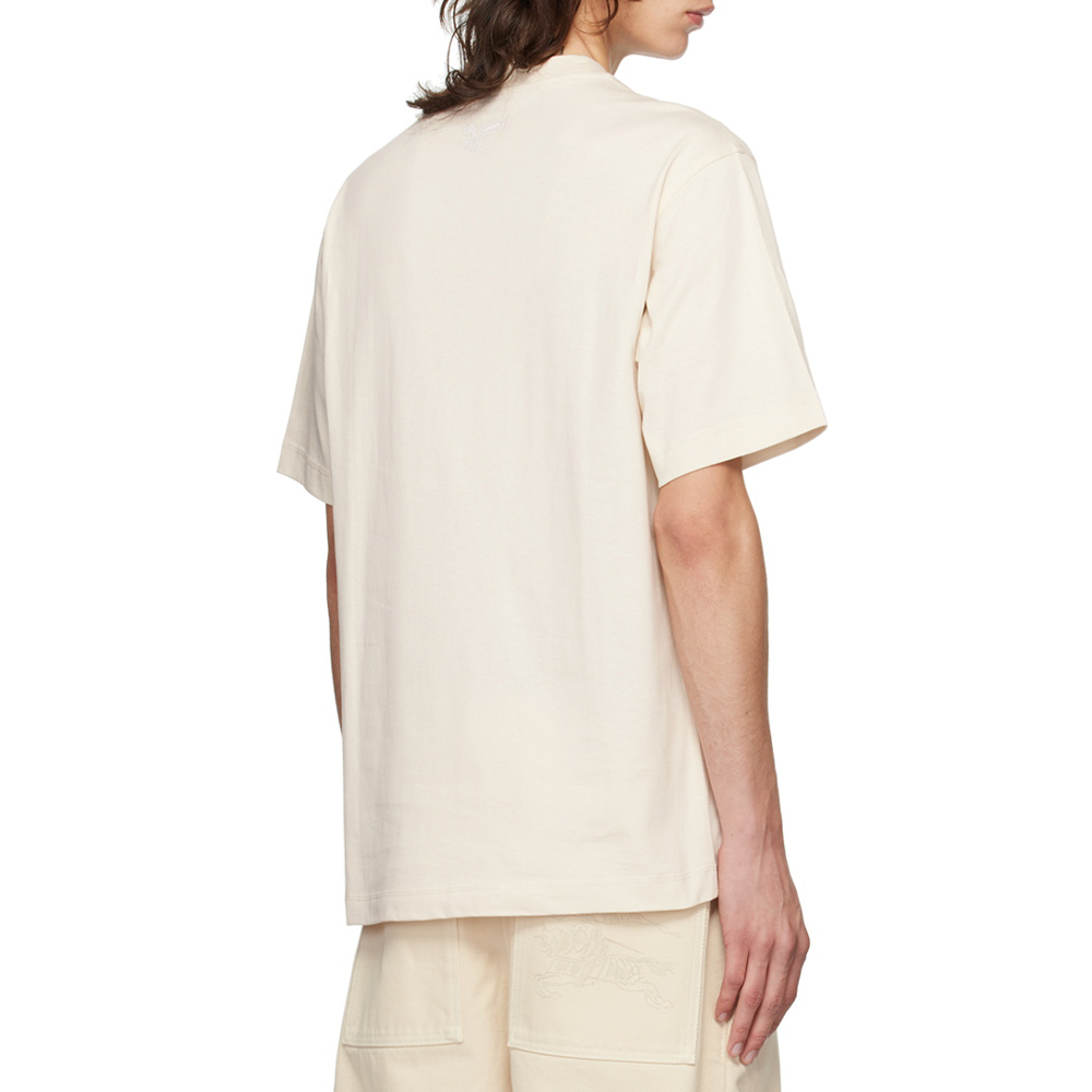 Burberry  Yellow Graphic Print Short Sleeve Crewneck T-Shirt 80978441 圖 6