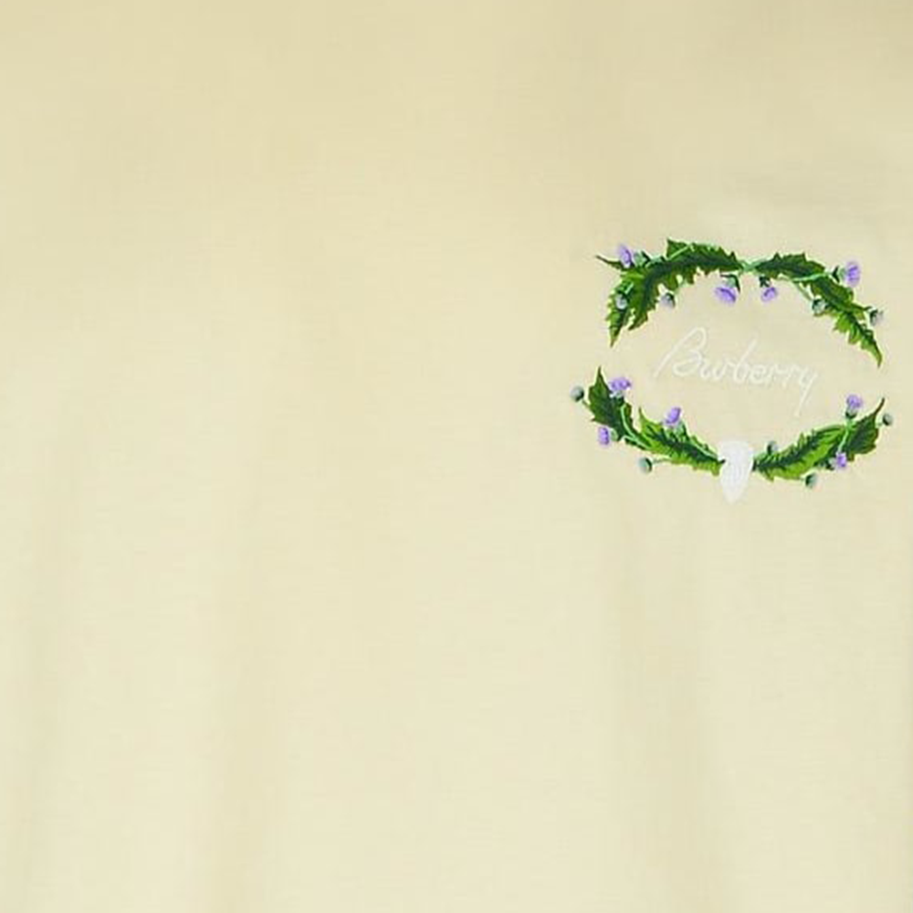 Burberry  Yellow Graphic Print Short Sleeve Crewneck T-Shirt 80978441 圖 7