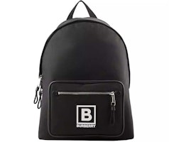 Burberry Abbeydale B Logo Backpack Black/White Burberry Abbeydale B Logo Backpack Black/White