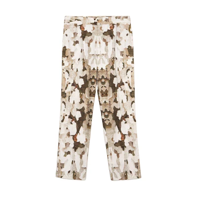 Burberry Abstract Print Straight-Leg Cargo Pants Men’s Camouflage. 80427651