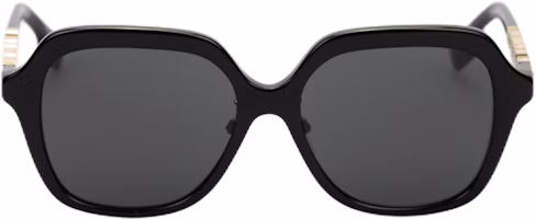 Lookbook Burberry Acetate Square Sunglasses Unisex Couple Style Logo Series. 4389F