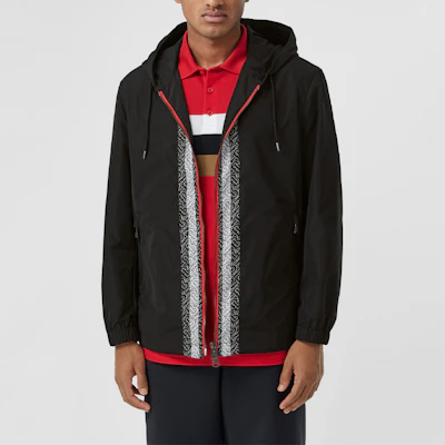 Burberry Jaket Hoodie Zip-Aging Hitam Dengan Cetakan. 8027683 Shop Burberry Jaket Hoodie Zip-Aging Hitam Dengan Cetakan. 8027683