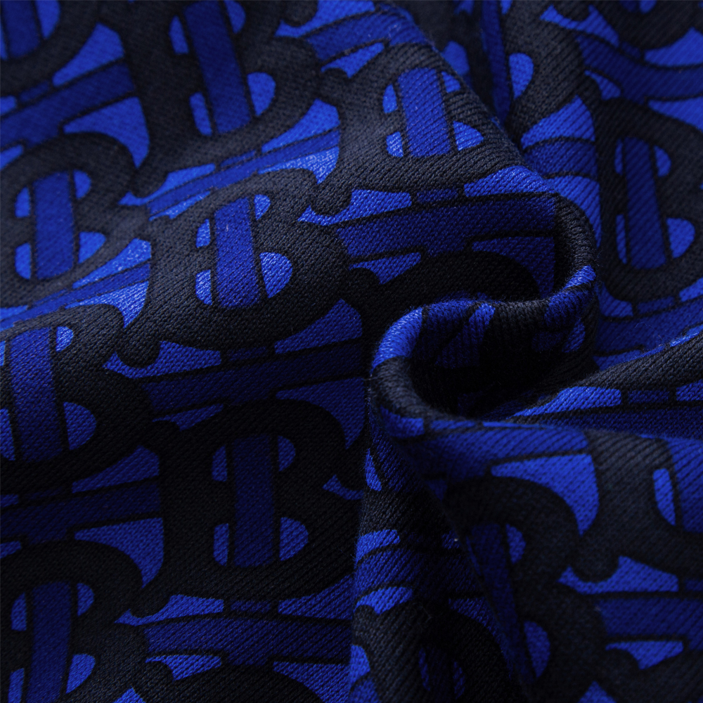 Shop Sudadera con Capucha Azul Unisex Burberry Logo Integral Cremallera Casual. 80488991