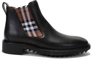버버리 체크 발목 부츠 (검정/갈색) 80452441 Order 버버리 체크 발목 부츠 (검정/갈색) 80452441