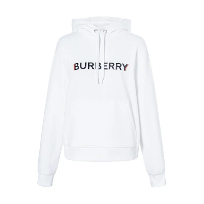 Burberry Alphabet Print Pullover Sweatshirt Unisex White. 80526571