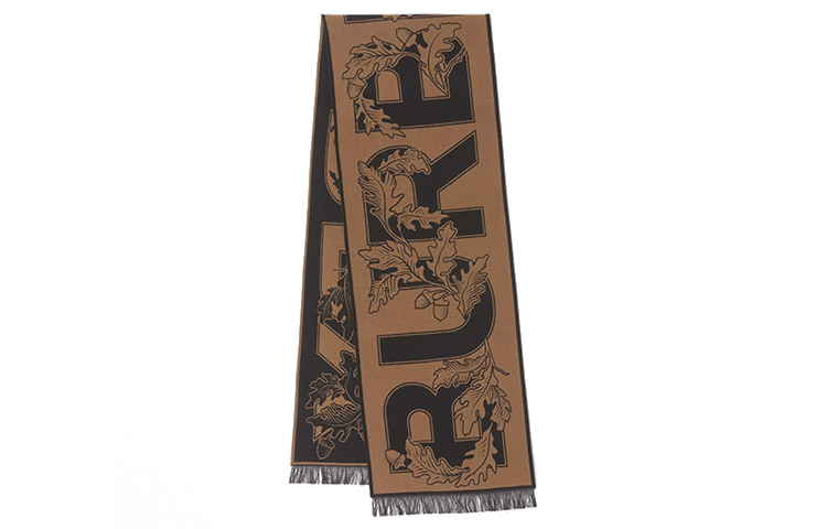 Burberry Archive Logo Wool Silk Scarf Birch Brown 2021 New Release 80457931