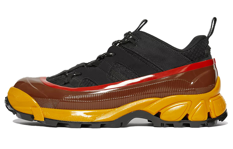 Burberry Arthur 'Black Yellow Brown Mesh Nylon'