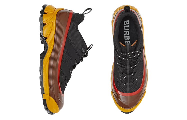Burberry Arthur 'Black Yellow Brown Mesh Nylon' 圖 4