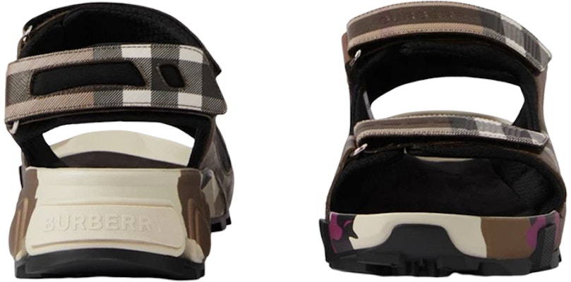Burberry Arthur 'Marrón Oscuro Cuadros con Velcro' 80635881 Shop Burberry Arthur 'Marrón Oscuro Cuadros con Velcro' 80635881