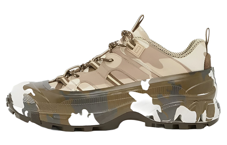 Buy 博柏利亚瑟棕色迷彩印花尼龙 80530791