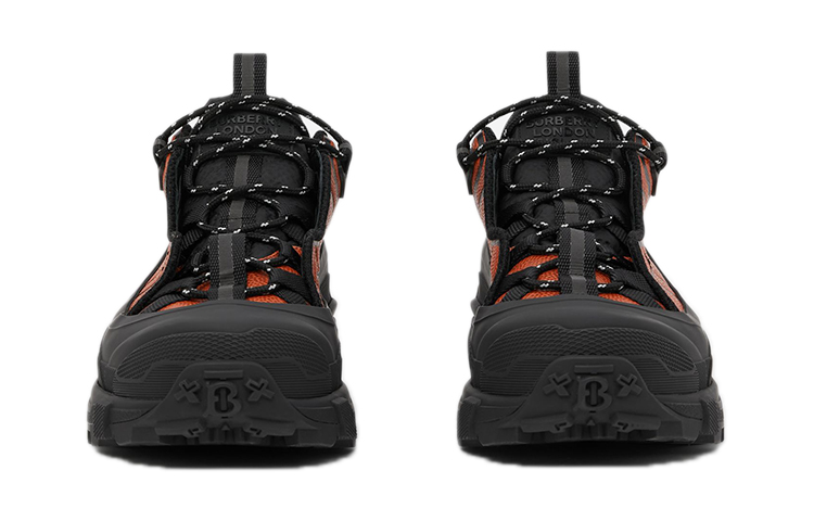 Lookbook Burberry Arthur Low ''Schwarz Orange'' Sneakers 80423111