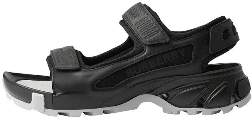 Burberry Arthur Sandal Black Leather 80642571 Buy Burberry Arthur Sandal Black Leather 80642571