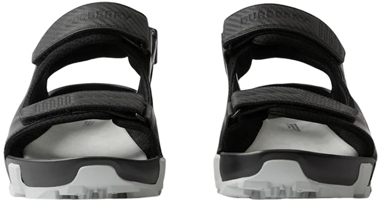 Burberry Arthur Sandal Black Leather 80642571 Lookbook Burberry Arthur Sandal Black Leather 80642571