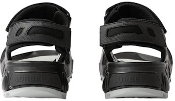 バーバリー アーサー サンダル (黒革) 80642571 Purchase バーバリー アーサー サンダル (黒革) 80642571