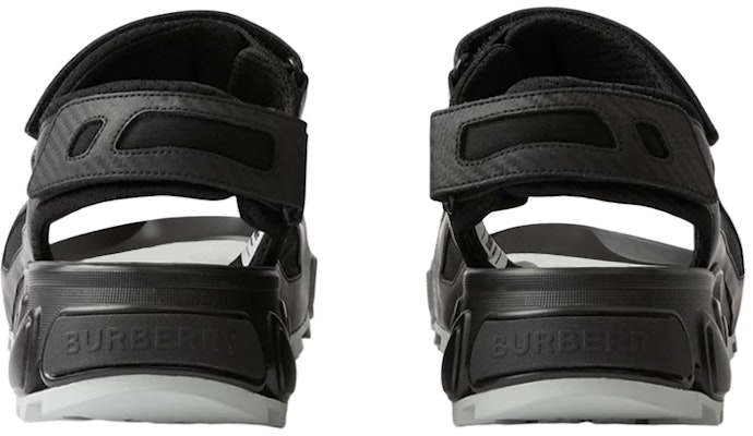Burberry Arthur Sandal Black Leather 80642571 Purchase Burberry Arthur Sandal Black Leather 80642571