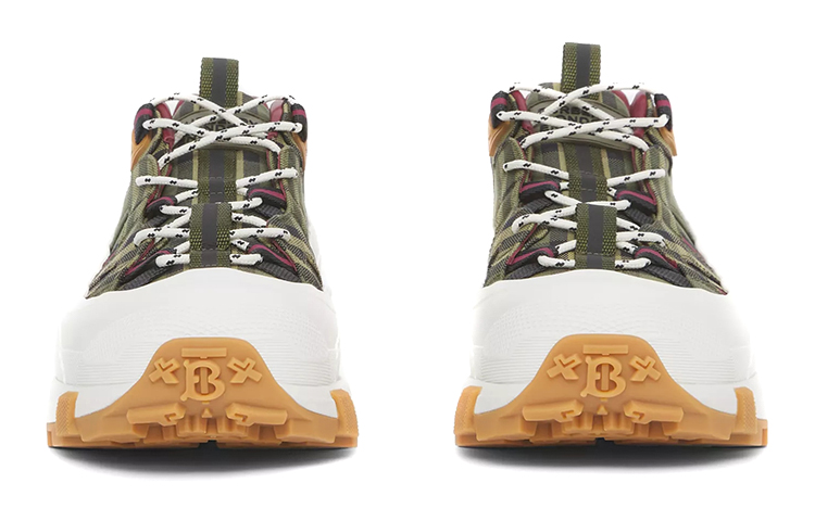 Burberry Arthur Sneaker 'Military Green Check' 圖 2