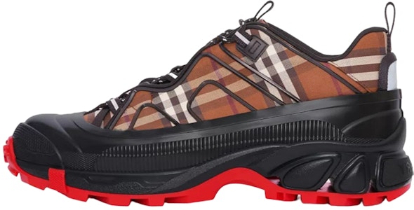 Burberry Arthur Cuadros Vintage Algodón Marrón Beige Negro Rojo 80608591 Buy Burberry Arthur Cuadros Vintage Algodón Marrón Beige Negro Rojo 80608591