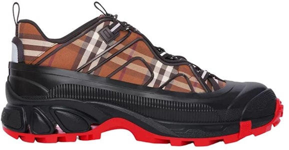 Burberry Arthur Cuadros Vintage Algodón Marrón Beige Negro Rojo 80608591 Order Burberry Arthur Cuadros Vintage Algodón Marrón Beige Negro Rojo 80608591