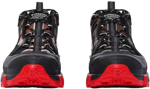 Burberry Arthur Cuadros Vintage Algodón Marrón Beige Negro Rojo 80608591 Lookbook Burberry Arthur Cuadros Vintage Algodón Marrón Beige Negro Rojo 80608591