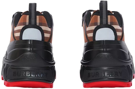 Burberry Arthur Cuadros Vintage Algodón Marrón Beige Negro Rojo 80608591 Shop Burberry Arthur Cuadros Vintage Algodón Marrón Beige Negro Rojo 80608591