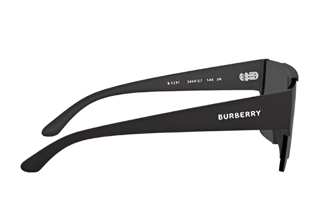 Burberry Aviator Sunglasses Black for Men with Lettering on Temples BE4291-346487 圖 4