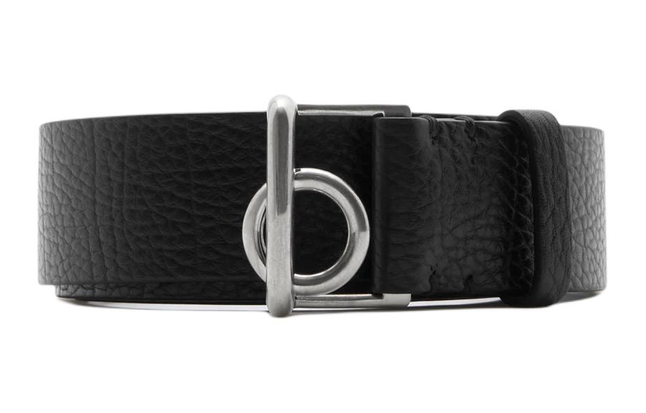 Burberry B-Buckle Leather Belt for Men in Black, 3CM Width. 80851481