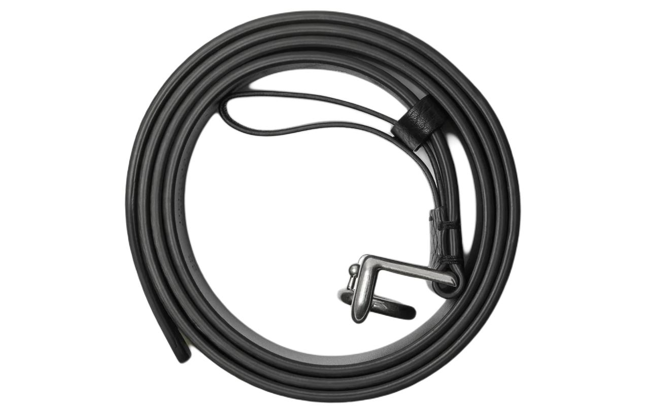 Lookbook Cinturón de Cuero Negro Burberry B-Buckle para Hombre, Ancho 3CM. 80851481