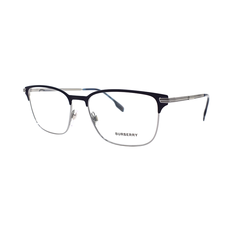 Burberry B. Blue Silver Alloy Eyeglass Frame for Men B1372 1003
