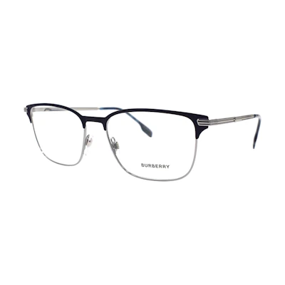 Burberry B. Blue Silver Alloy Eyeglass Frame for Men B1372 1003