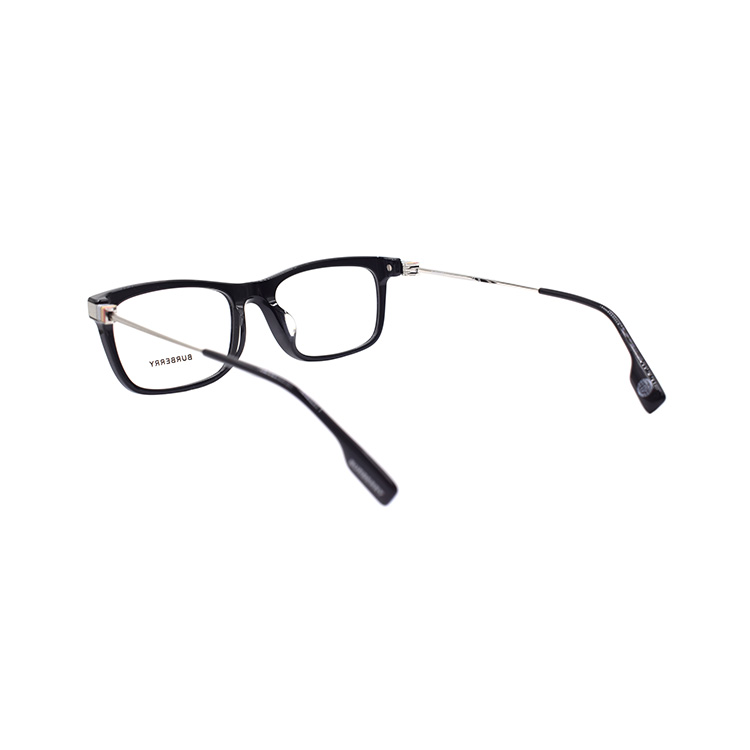 Shop Cermin Mata Optikal Lelaki BURBERRY B. ICON Series 2384F Hitam Segi Empat B2384-F-3001