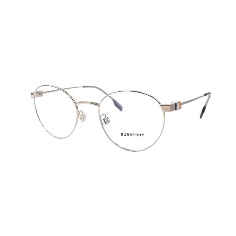 BURBERRY B. ICON Series Round Metal Optical Glasses 1384TD Silver - B1384-T-D-1005 圖 2