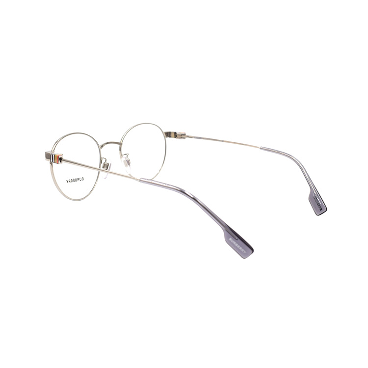 BURBERRY B. ICON Series Round Metal Optical Glasses 1384TD Silver - B1384-T-D-1005 圖 4