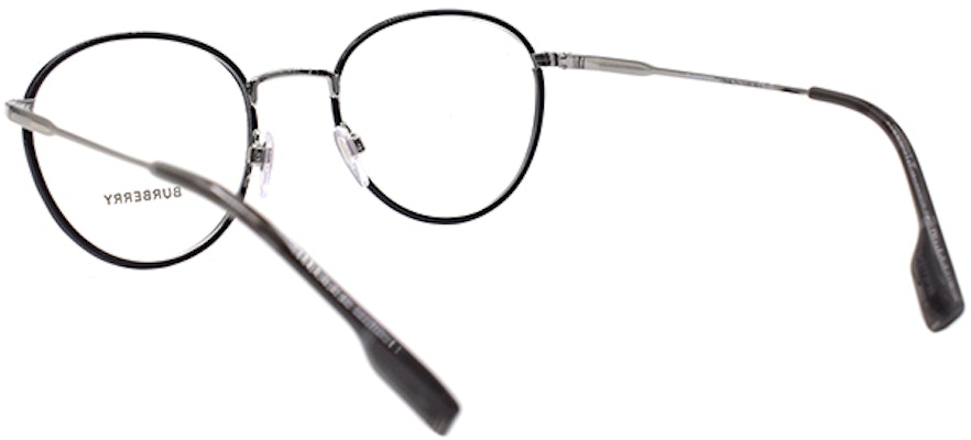 BURBERRY B. Logo Black Silver Optical Glasses Business Style Eyewear B1373 1003 Shop BURBERRY B. Logo Black Silver Optical Glasses Business Style Eyewear B1373 1003