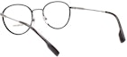 Shop BURBERRY B. Logo Black Silver Optical Glasses Business Style Eyewear B1373 1003
