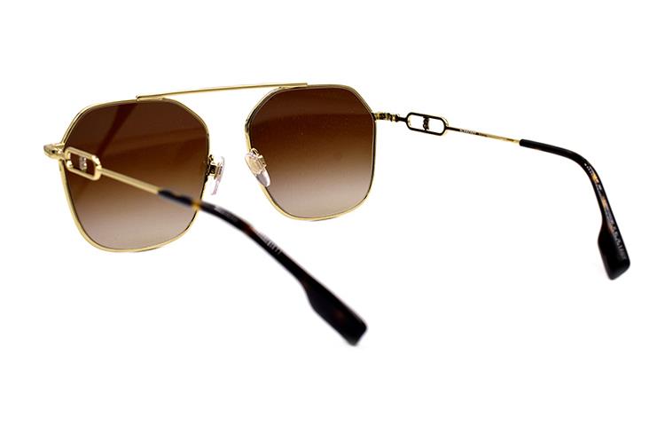 Burberry B. Monogram Trendy Alloy Browline Sunglasses Unisex Couple Design. B3124 1109/13 圖 4