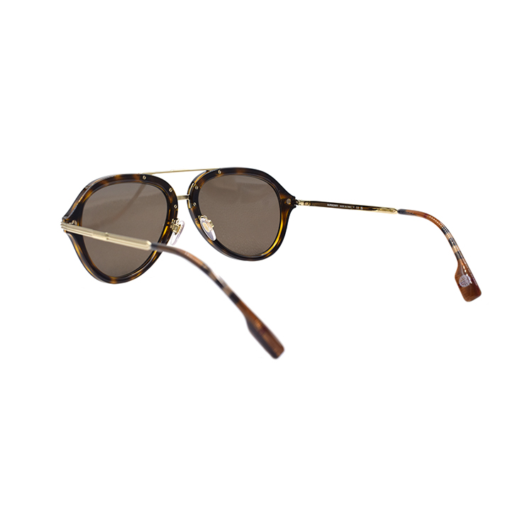 BURBERRY B. Stripe Classic Aviator Sunglasses Holiday Travel Edition for Men. B4377 3002/73 圖 4