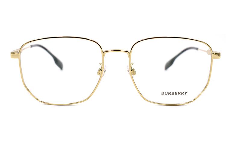 Burberry B. STRIPE Gold Rectangle Frame Optical Glasses for Men - Business Style 0BE1352D101756 圖 3
