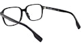 Shop Burberry B. Stripe Holiday Edition Square Optical Glasses for Men B2372-D 3001
