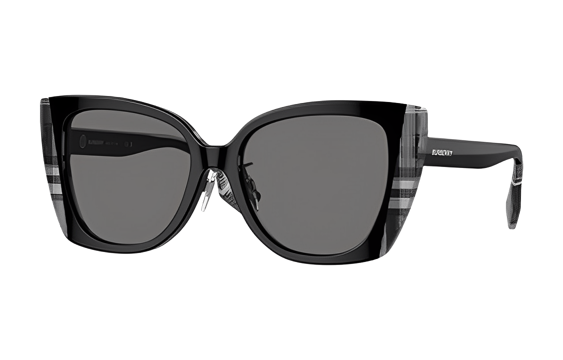 Burberry B.Check Full-Frame Butterfly Acetate Unisex Sunglasses. 0BE4393F 圖 3