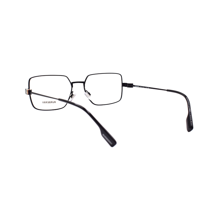 BURBERRY B.Icon Metal Rectangular Optical Glasses 1380 Black for Men. B1380-1007 圖 4