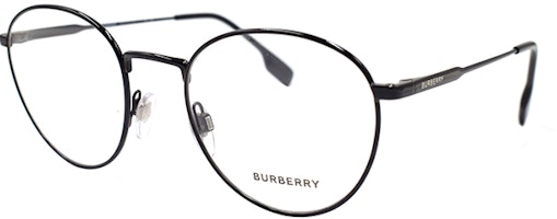 BURBERRY B Logo Black Optical Glasses Business Style Elegant Design B1373 1001 BURBERRY B Logo Black Optical Glasses Business Style Elegant Design B1373 1001
