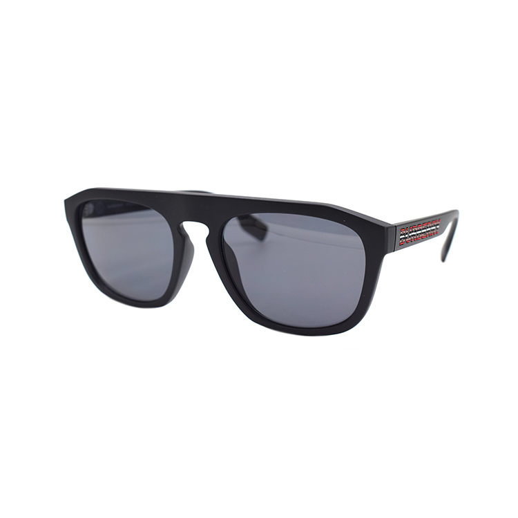 BURBERRY B.LOGO  Polarized Sunglasses 4396U Matte Black Holiday Edition. B4396-U 3464/81