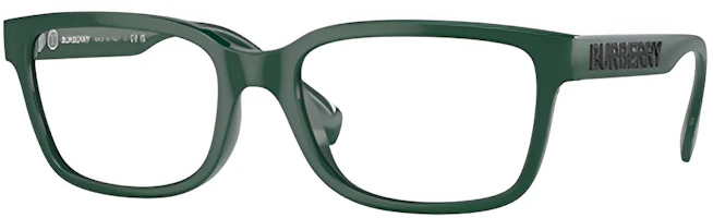 Shop Burberry B.Logo全框方形光學眼鏡 中性情侶款式 0BE2379U