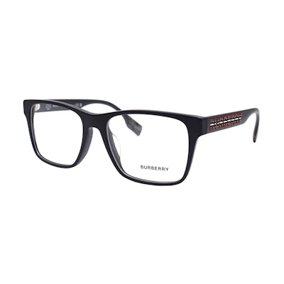 BURBERRY B.LOGO Rectangle Optical Glasses 2393D Matte Black for Men B2393-D-3464